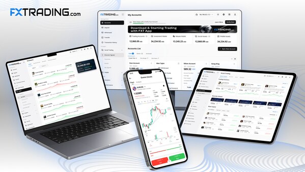 FXTRADING.com Launches In-House Built Website and Integrated Trading Portal to Redefine the Client Experience